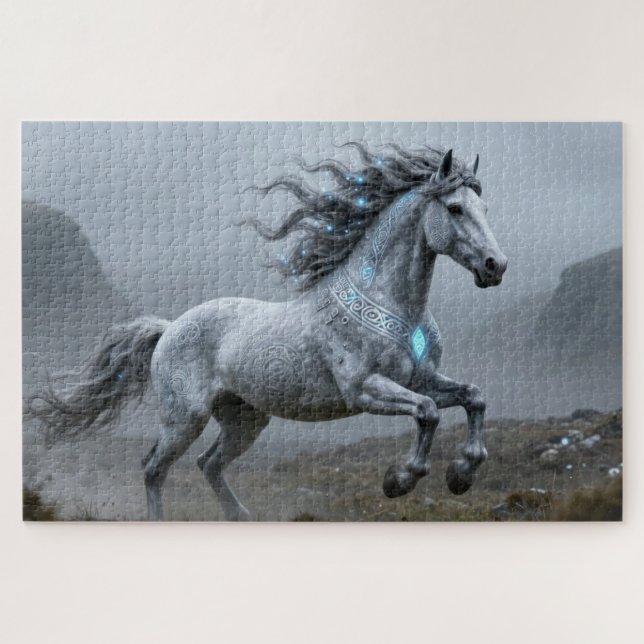 Rompecabezas del Caballo del Espíritu Celta (Horizontal)