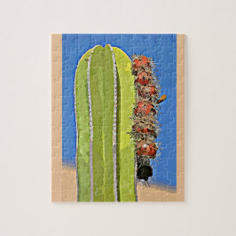 Rompecabezas del cactus del Saguaro del dibujo