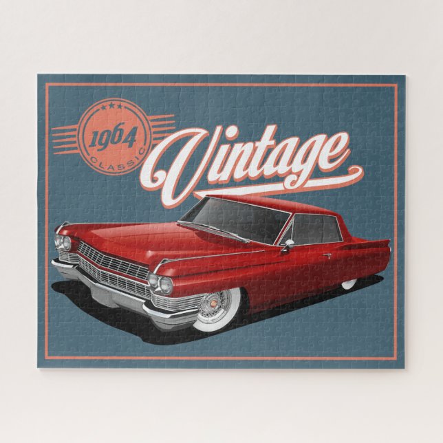 Rompecabezas del Caddy Jigsaw clásico de 1964 (Horizontal)