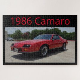 Rompecabezas del Camaro Rojo de 1986