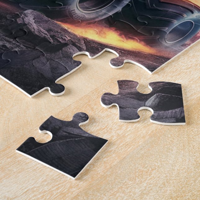 Rompecabezas del camión de monstruos (Lado)