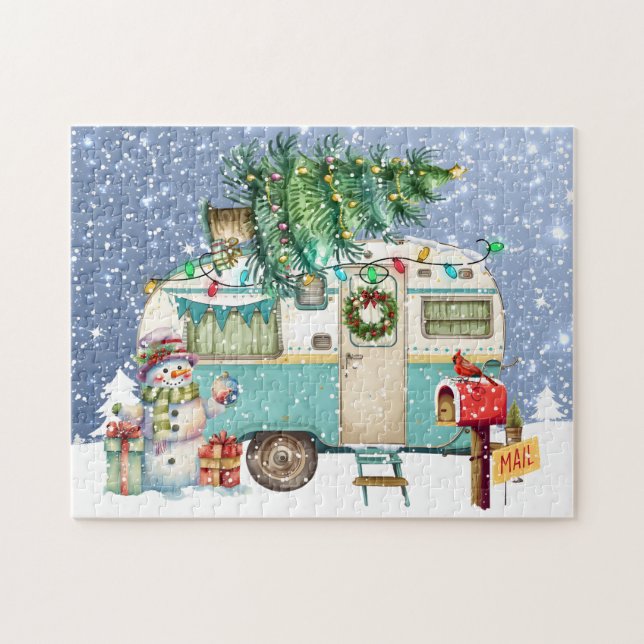 Rompecabezas del Camper navidades (Horizontal)