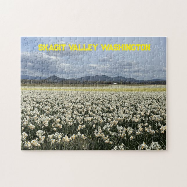 Rompecabezas del Campo de Narcisos del Valle de Sk (Horizontal)