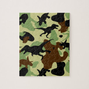 Rompecabezas del camuflaje del dinosaurio