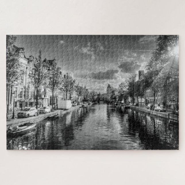rompecabezas del canal de amsterdam (Horizontal)