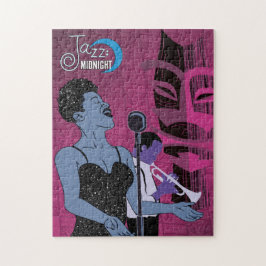 Rompecabezas del cantante de discoteca Jazz Midnig