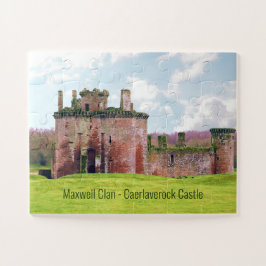 Rompecabezas del castillo de Caerlaverock en Maxwe