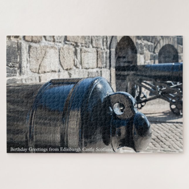 Rompecabezas del Castillo de Edimburgo de Cannons (Horizontal)