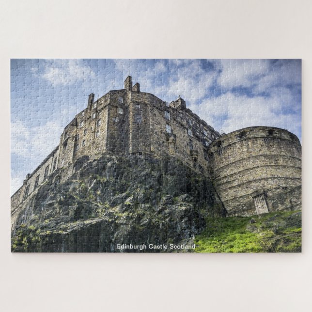 Rompecabezas del Castillo de Edimburgo Escocia (Horizontal)