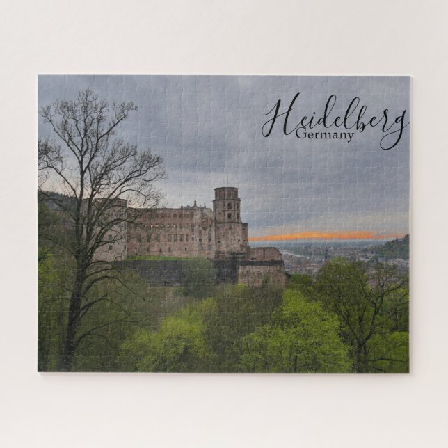 Rompecabezas del castillo de Heidelberg Alemania (Horizontal)