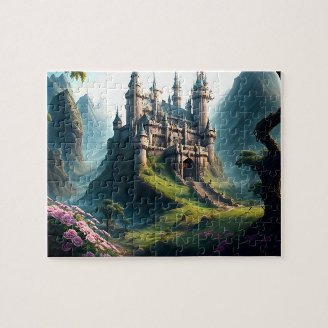 Rompecabezas del Castillo de la Pradera de Flores (Horizontal)
