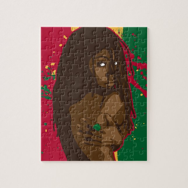 Rompecabezas del chica de Rasta (Vertical)
