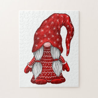 Rompecabezas del Chica Rojo Gnome Jigsaw