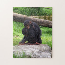 Rompecabezas del chimpancé del bebé
