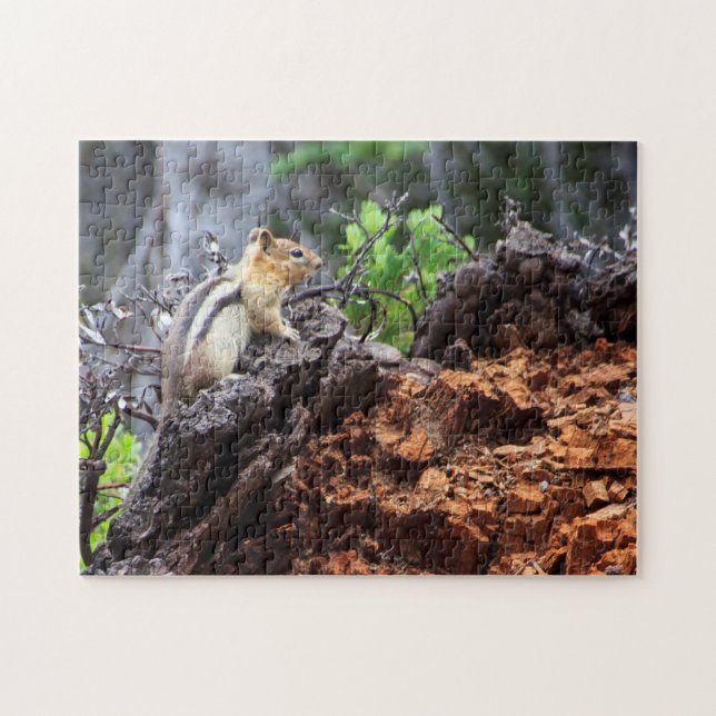 Rompecabezas del Chipmunk de la montaña (Horizontal)
