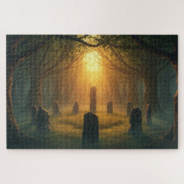 Rompecabezas del Círculo Sagrado de los Druidas (Horizontal)