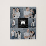 Rompecabezas del Collage de fotos de color editabl<br><div class="desc">¡Los regalos fotográficos hacen los mejores regalos! Fácilmente personalizado con su texto y/o foto(s) para un aspecto personalizado. Diseñado por Berry Berry Sweet. Ver más diseños en www.berryberrysweet.com</div>