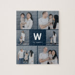 Rompecabezas del Collage de fotos de color editabl<br><div class="desc">¡Los regalos fotográficos hacen los mejores regalos! Fácilmente personalizado con su texto y/o foto(s) para un aspecto personalizado. Diseñado por Berry Berry Sweet. Ver más diseños en www.berryberrysweet.com</div>