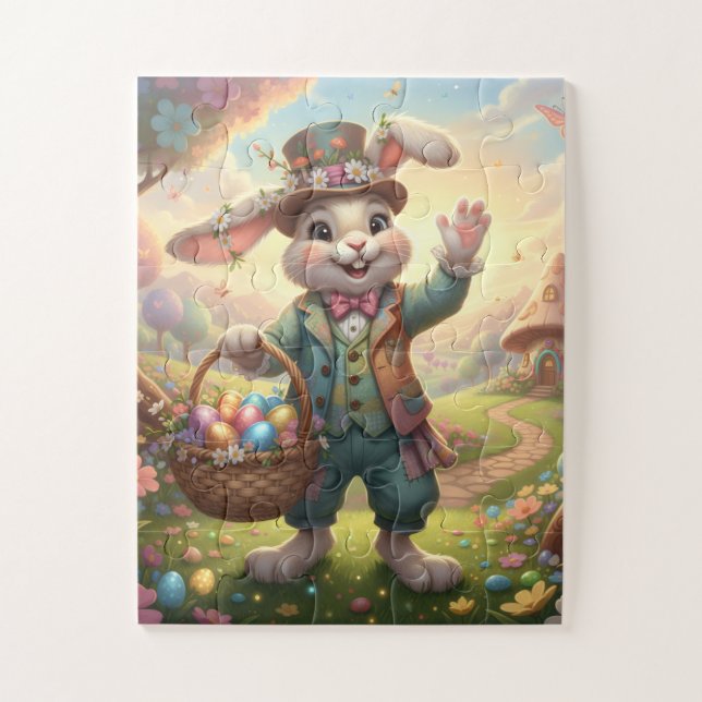 Rompecabezas del conejo de Pascua para niños - 30  (Vertical)