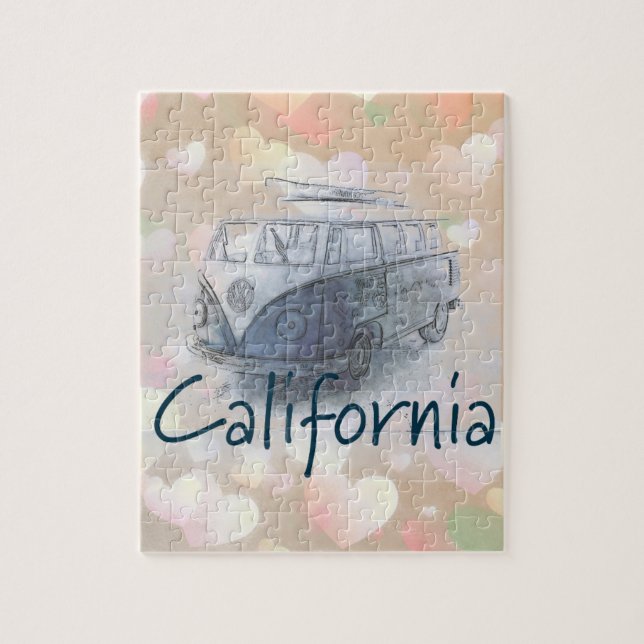 Rompecabezas del Corazón de California (Vertical)