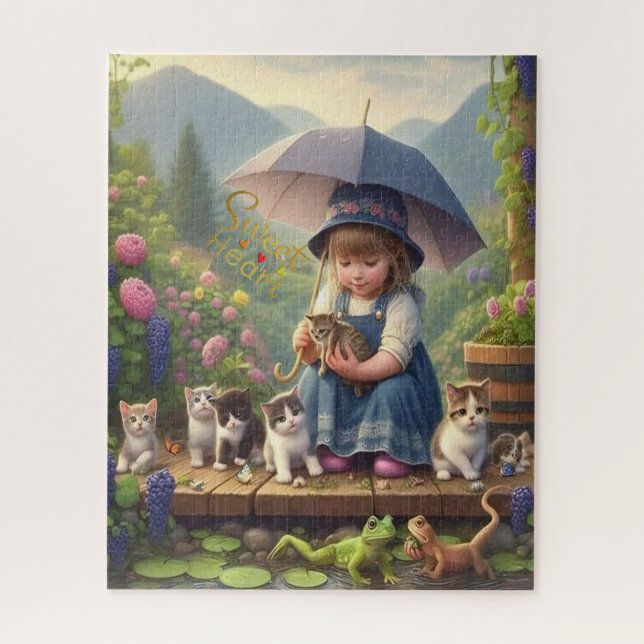 Rompecabezas del corazón dulce (Vertical)