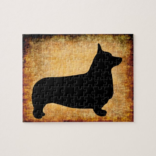 Rompecabezas del Corgi Galés del Pembroke (Horizontal)