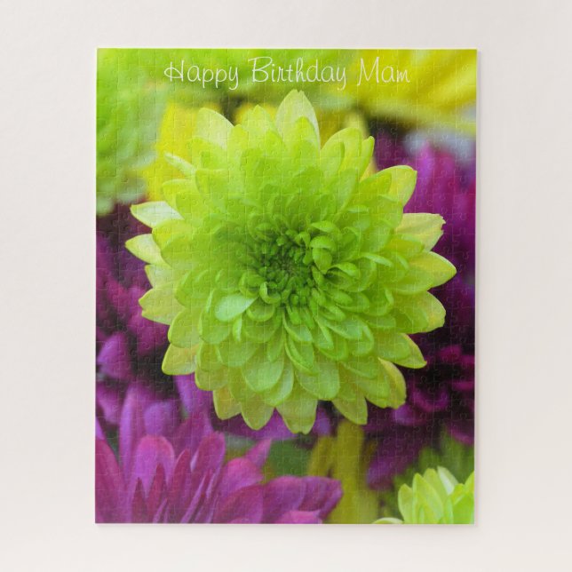 Rompecabezas del cumpleaños de mamá. (Vertical)
