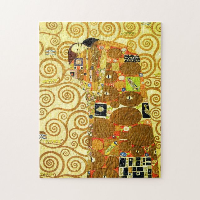 Rompecabezas del cumplimiento de Gustavo Klimt (Vertical)