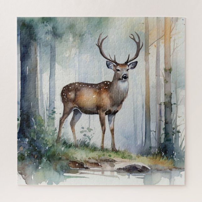 Rompecabezas del Deer Forestal (Vertical)