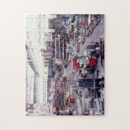 Rompecabezas del desafío de la construcción de L