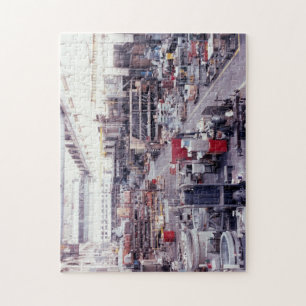 Rompecabezas del desafío de la construcción de L