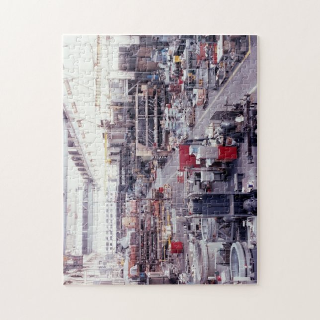 Rompecabezas del desafío de la construcción de L (Vertical)