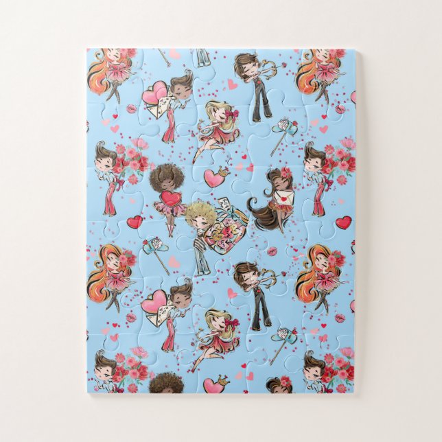 Rompecabezas del Día de San Valentín (Vertical)