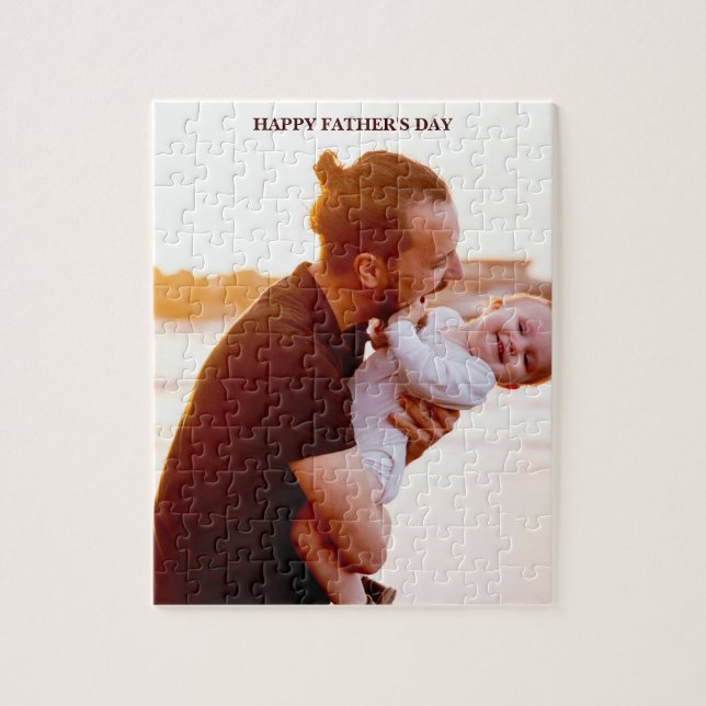 Rompecabezas del Día del Padre personalizado - Aña (Vertical)