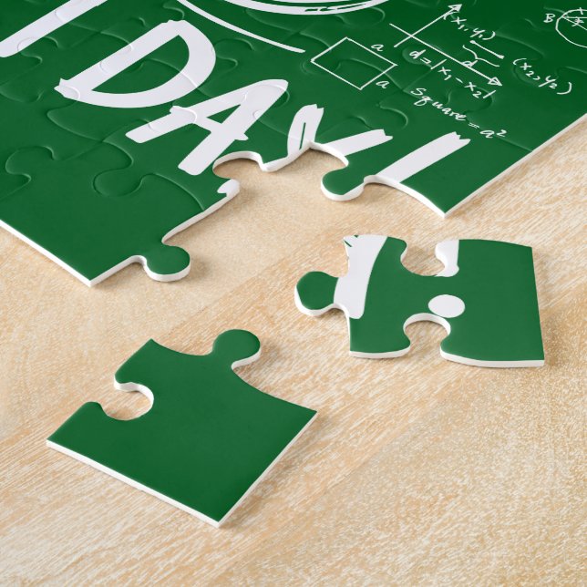 rompecabezas del Día del Pi feliz - Teaser del cer (Lado)