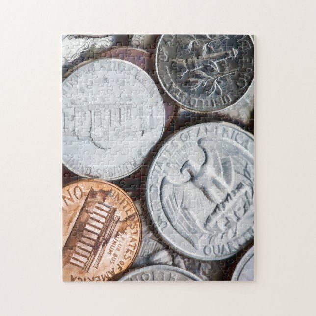 Rompecabezas del dinero suelto (Vertical)