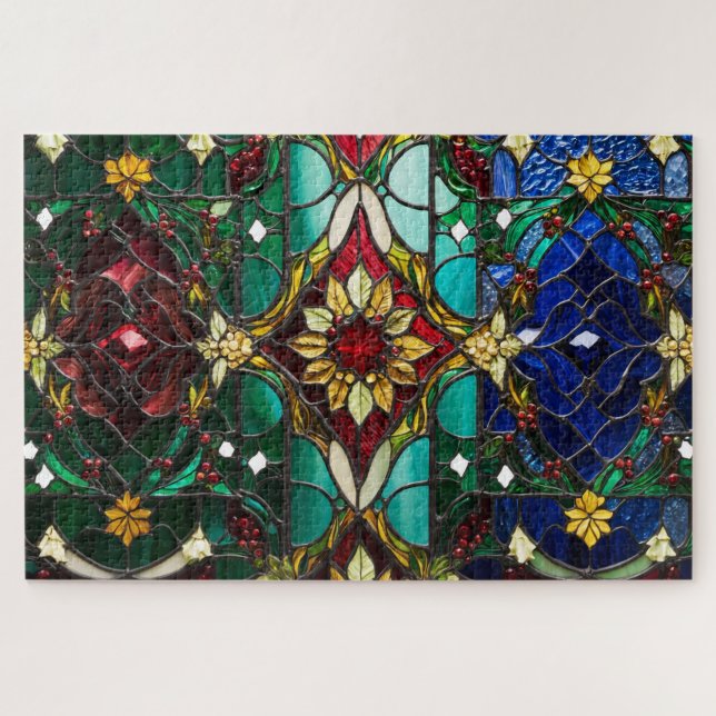 Rompecabezas del diseño artístico de los navidades (Horizontal)