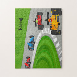 Rompecabezas del diseño de la Carreras del coche