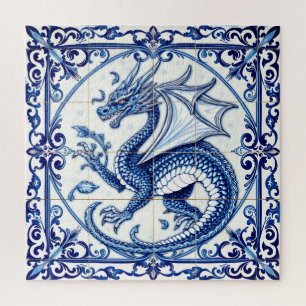 rompecabezas del dragón de la luna zafiro