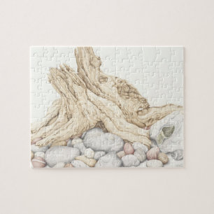 Rompecabezas del Driftwood y de la baldosa