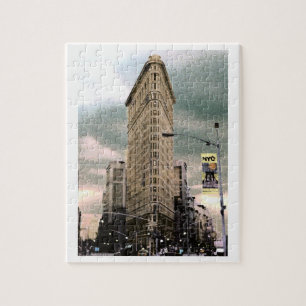 Rompecabezas del Edificio Flat Iron Coloreado