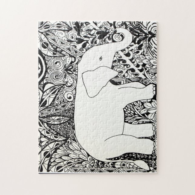 Rompecabezas del elefante (Vertical)