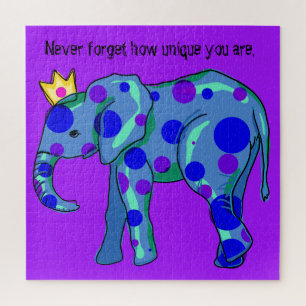 Rompecabezas del elefante único