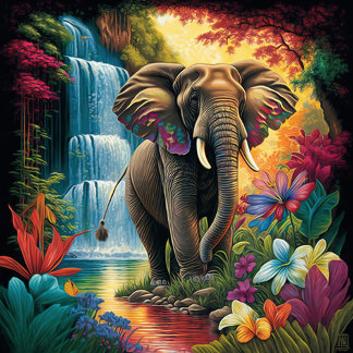 Rompecabezas del Elephant Jigsaw