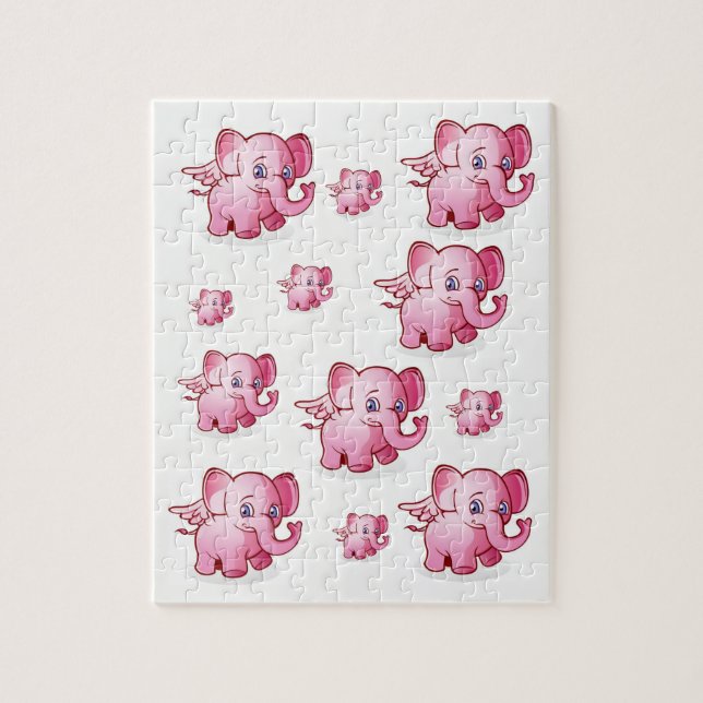 Rompecabezas del Elephant Jigsaw (Vertical)
