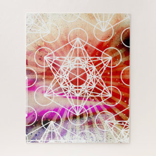 Rompecabezas del espacio del cubo de Metatron 520