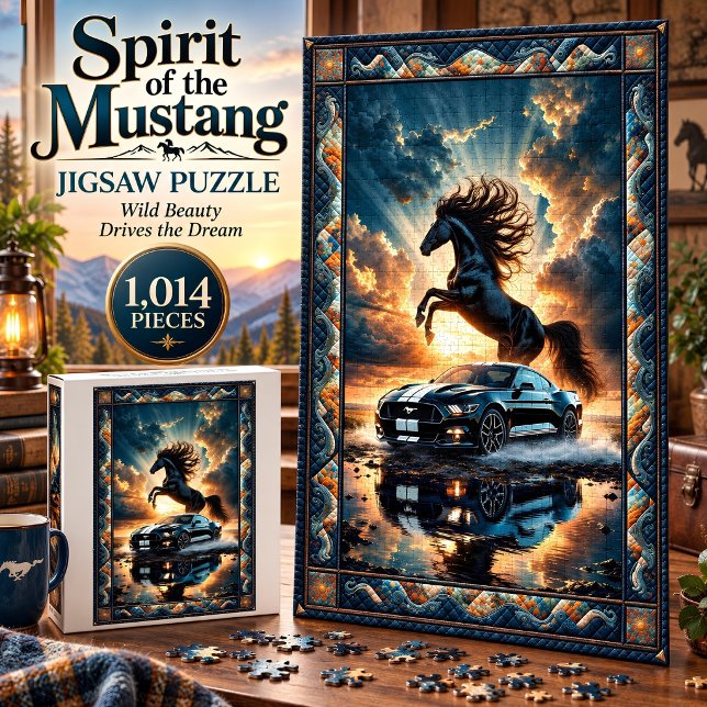 Rompecabezas del Espíritu del Mustang de 1,014 pie (Subido por el creador)