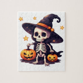 Rompecabezas del esqueleto de Halloween - Escrúpul