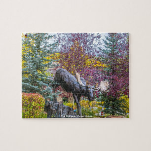 Rompecabezas del estatua de Betty Moose en Vail Co
