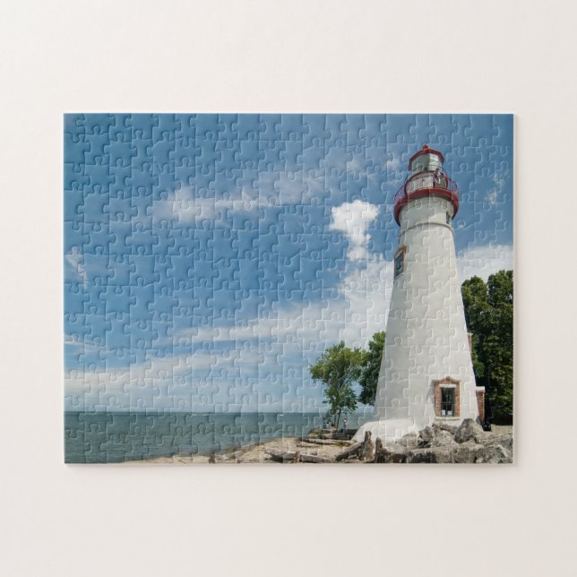Rompecabezas del faro de Marblehead (Horizontal)